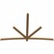 Ekena Millwork Alberta Smooth Timber Gable Bracket, Western Red Cedar, 96"W x 64"H x 1 1/2"D x 3 1/2"F, 16/12 Pitch GBW096X64X0204ALB00SWR - alternate 3